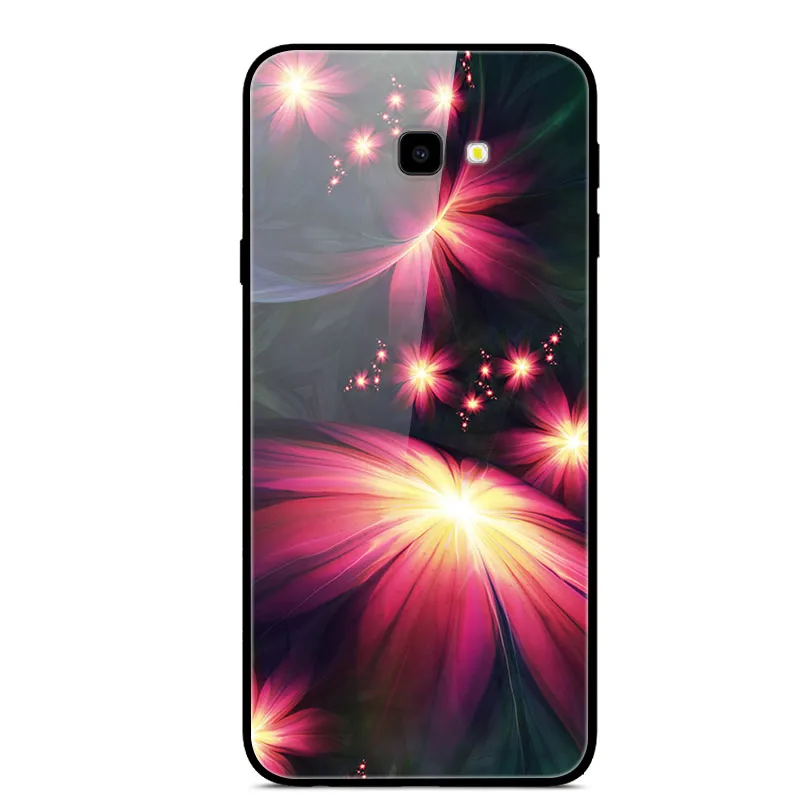 30 Для samsung J4 Plus чехол закаленное стекло твердая задняя крышка для samsung Galaxy J4 Plus чехол J 4 Plus A20E A2 Core Note 10 Plus - Цвет: 30