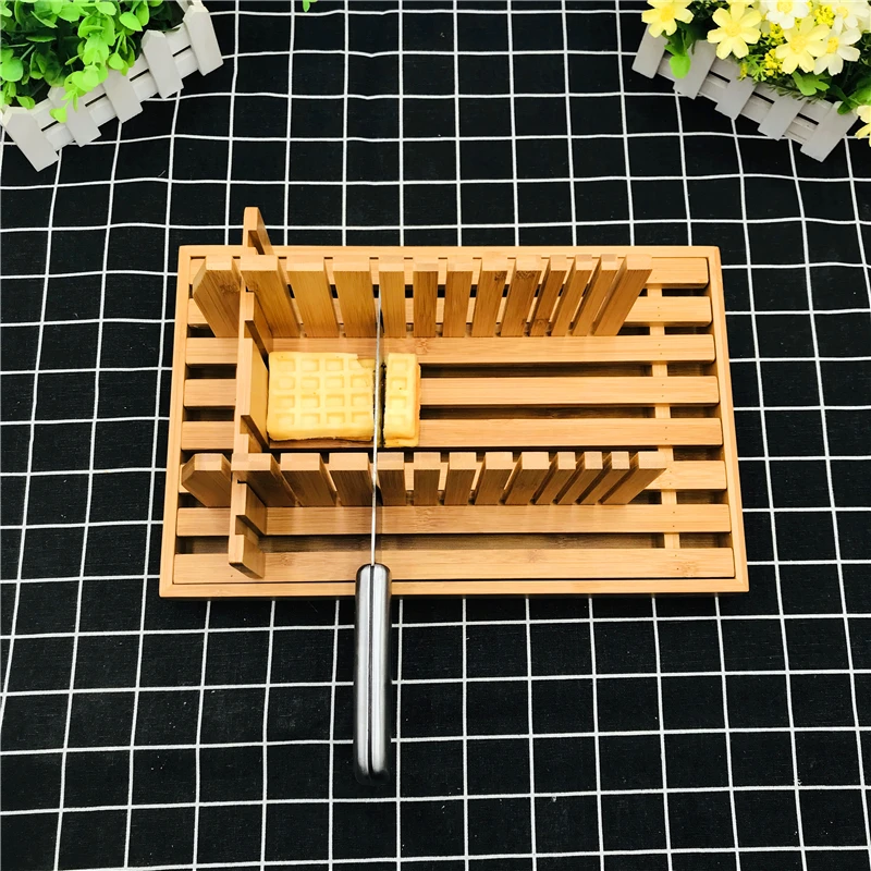 Прямоугольная бамбуковая разделочная доска для хлеба разделочный блок Бытовая