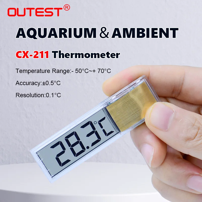 Многофункциональный цифровой электронный 3d термометр для аквариума с ЖК