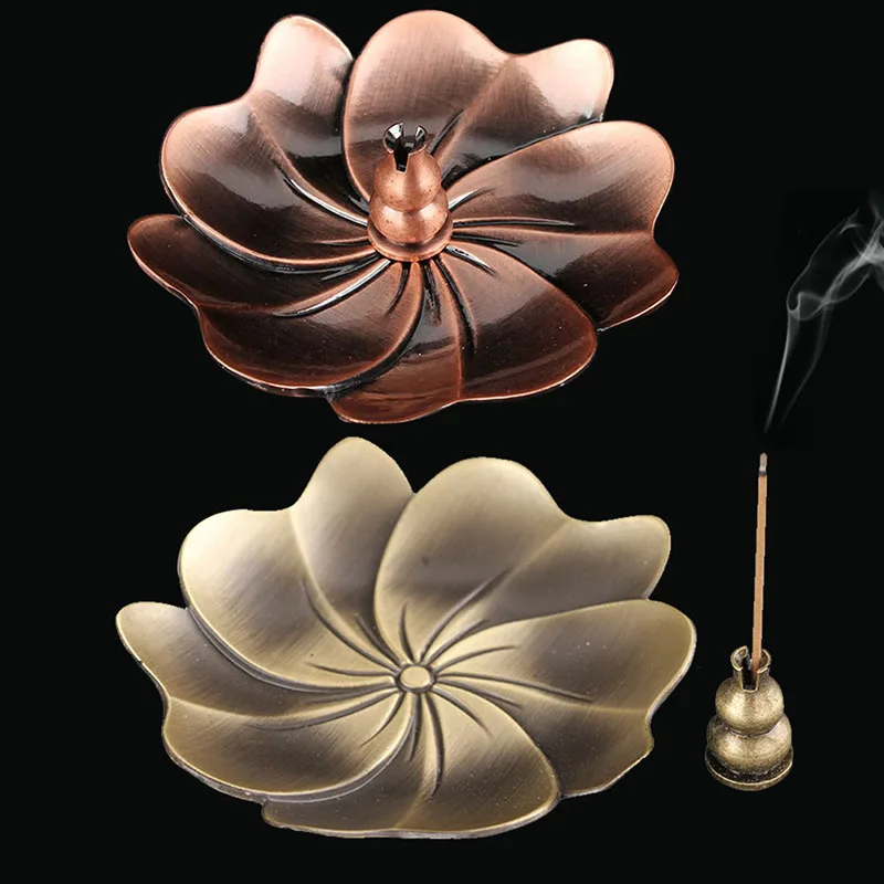 Латунные палочки для благовоний конусная кадильница в стиле ретро с ароматом