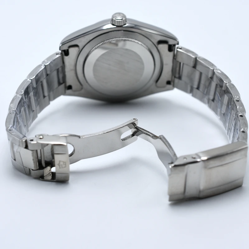 

PETER LEE stainless steel mechanical men watches top brand luxury dropshipping daydate round men automatic wrist watch gifts