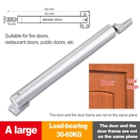 automatic door closer aluminum alloy soft closure adjustable door closure 90 degree positioning stop load up to 60kg