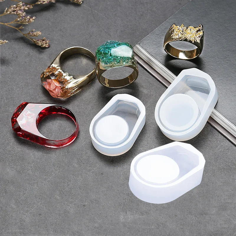 

1 Piece DIY Silicon Round Ring Mold Mould Jewelry Making Tools Epoxy Resin Molds For Jewelry