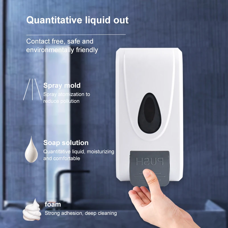 

Wall-mounted soap dispenser hand soap dispenser manual soap dispenser Mijia manual Foaming Hand Washer For Bathroom Kitchen