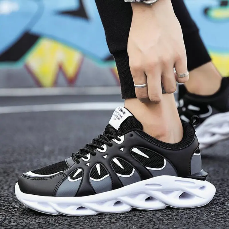 Кроссовки мужские повседневные дышащие на шнуровке летняя обувь |