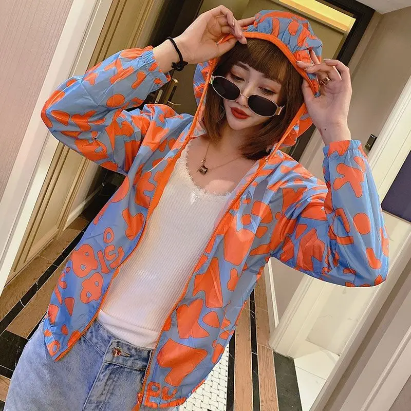 

Sunscreen clothing women's 2021 new summer thin coat sunscreen shirt