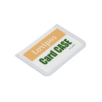 hard plastic desk name tag pocket clear adhesive sign number display pockets for classroom office nameplate sleeve case