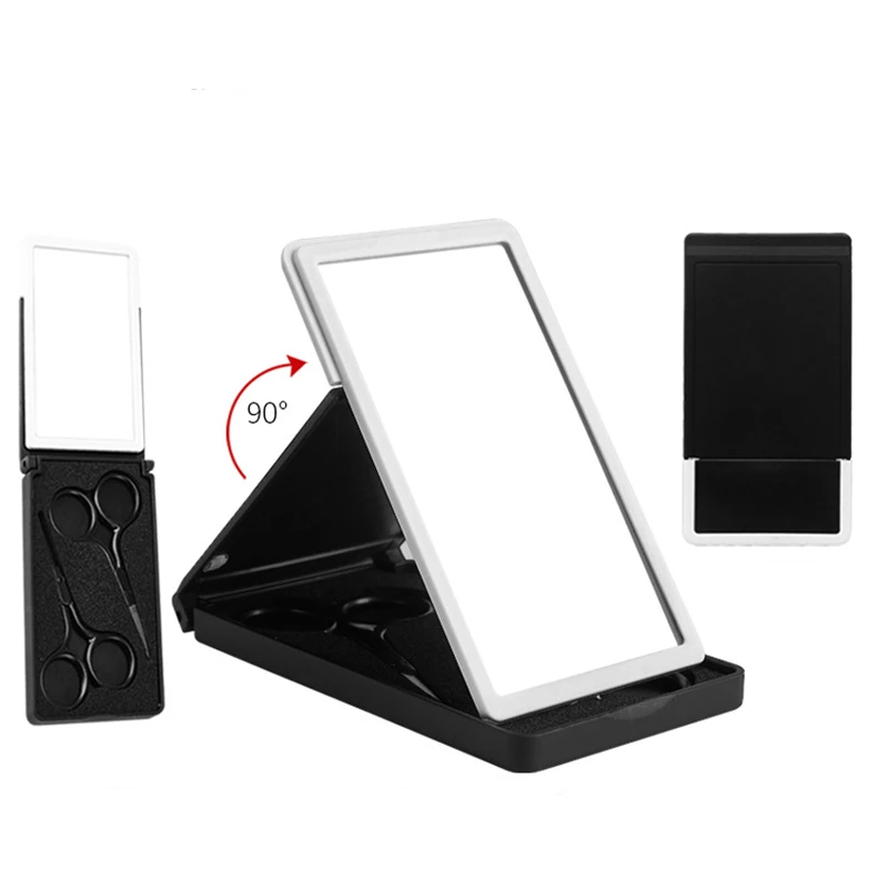 2 шт. ножницы для бровей из нержавеющей стали триммер ресницы носа портативный