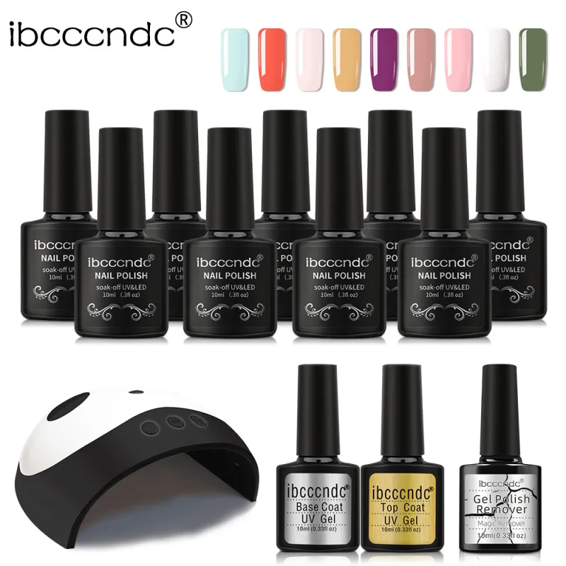 

Набор клей для ногтей, лампа для ногтей, нижний слой клей, набор инструментов для удаления лака для ногтей, 13 комплектов