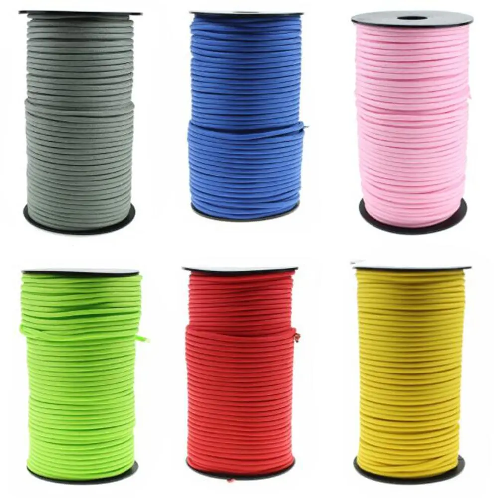 5 видов цветов 7 ядер 100 м полиэстер веревка для палатки открытый спасательный