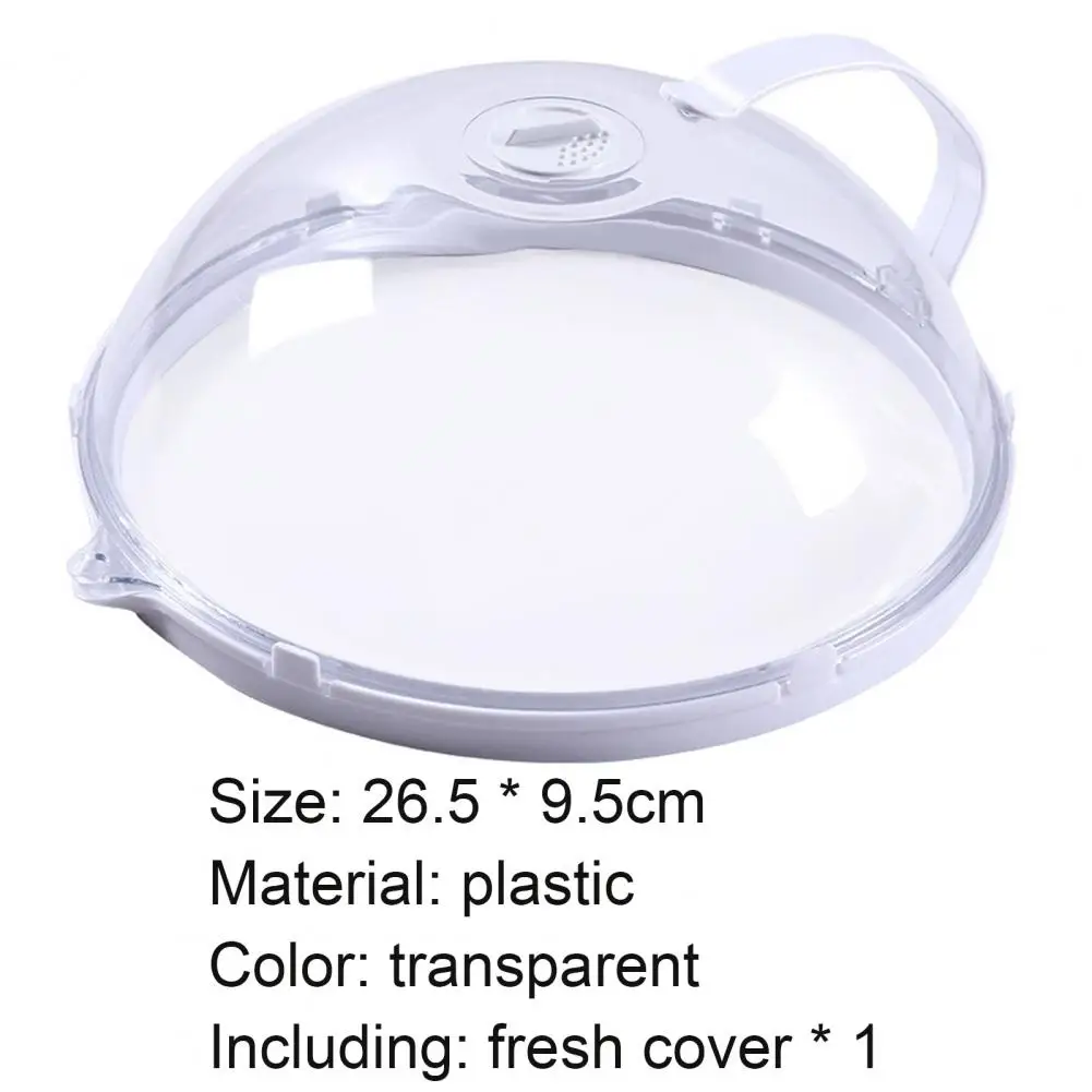 

Microwave Oven Splash-proof Transparent Plastic Fresh-keeping Cover Food Grade Bowl Cover