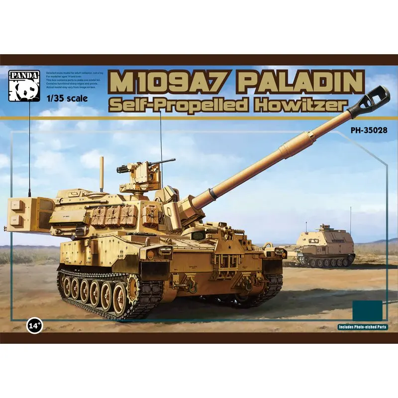 Панда хобби PH35028 1/35 M109A7 Paladin с металлической дорожкой набор моделей | Игрушки и