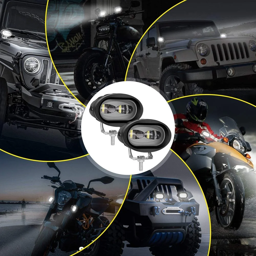 

NLpearl 4 Inch 6D LED Headlights For Motorcycle Offroad Truck Car Tractor Trailer SUV ATV Driving Fog Light Auxiliary Spotlights