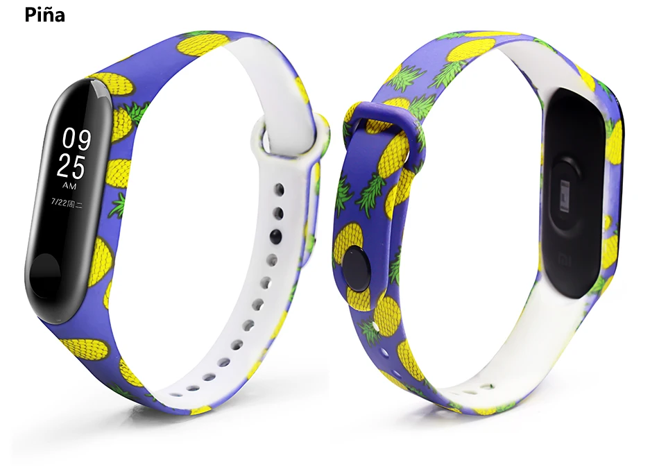 Браслет mi band 4 для xiaomi mi Band 4 ремешок силиконовый ремешок с разноцветными цветами аксессуары для xiaomi mi band 4 ремешок