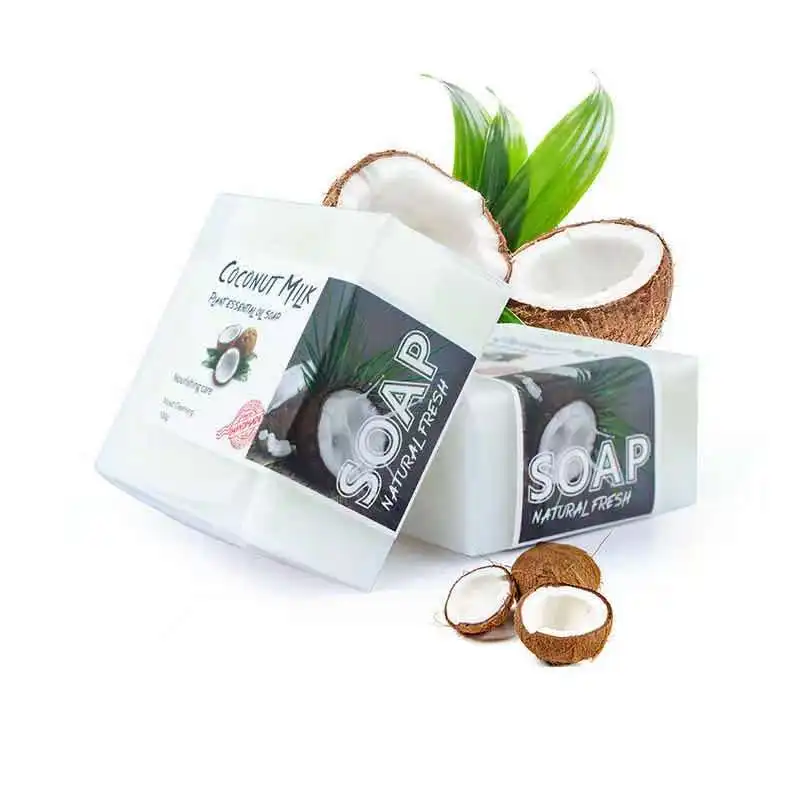 Coconut Milk Soap Silky Skin Rejuvenating and Hydrating Essential Oil Soap Cleansing Bath Soap