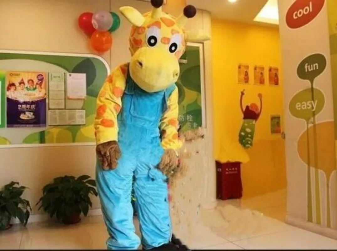 

Giraffe Mascot Costume Suit Cosplay Party Game Dress Christmas Xmas Easter Adult Event Unisex Cartoon Apparel Cosplay Halloween