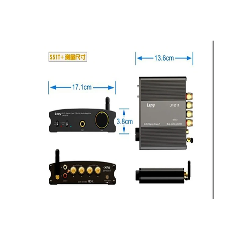 Bluetooth HIFI цифровые наушники Fever Class T усилитель 100 Вт Высокая точность|Усилители