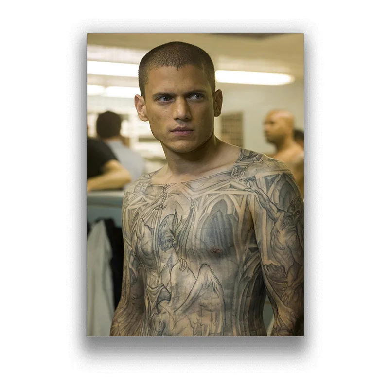 Плакаты на стену в виде побега из тюрьмы художественные принты с белым покрытием