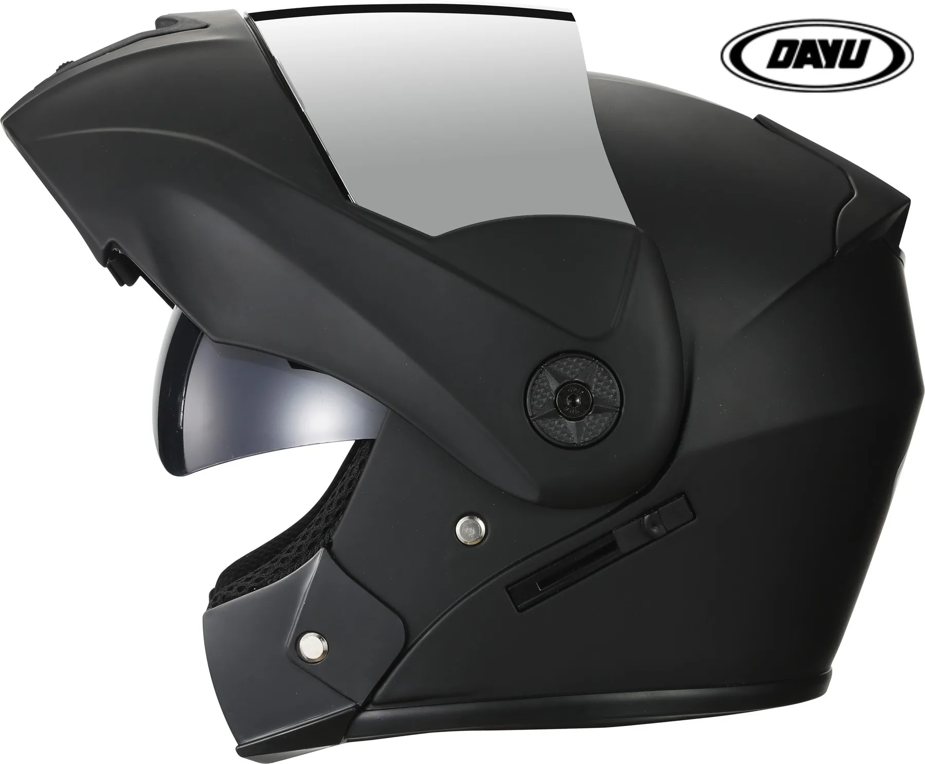 

Мотоциклетный шлем с откидной крышкой, модульный шлем для мотокросса, с двойными линзами, гоночный, в горошек
