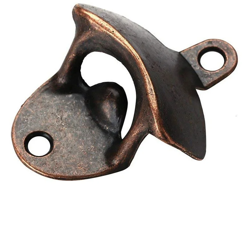 10pcslot bottle opener wall mounted rustic beer opener for kitchen cafe bars refrigerator gadgets home hardware accessories free global shipping