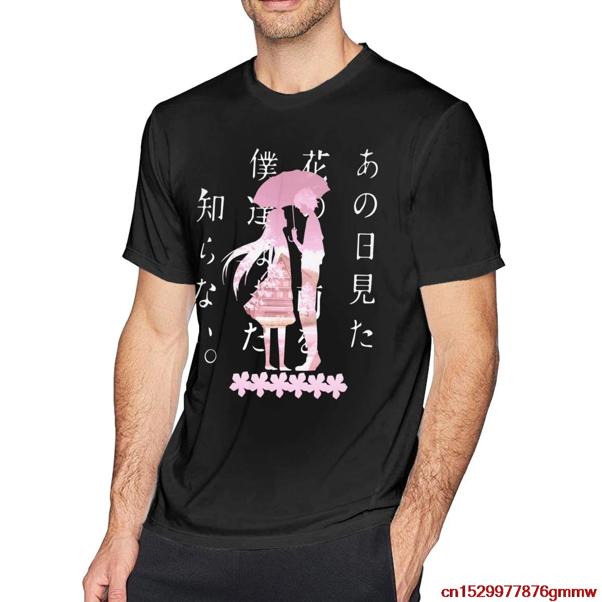 FGHFG Аниме Anohana Yadomi Jinta & Honma Meiko Мужская мягкая хлопковая с длинным рукавом TFGHFG