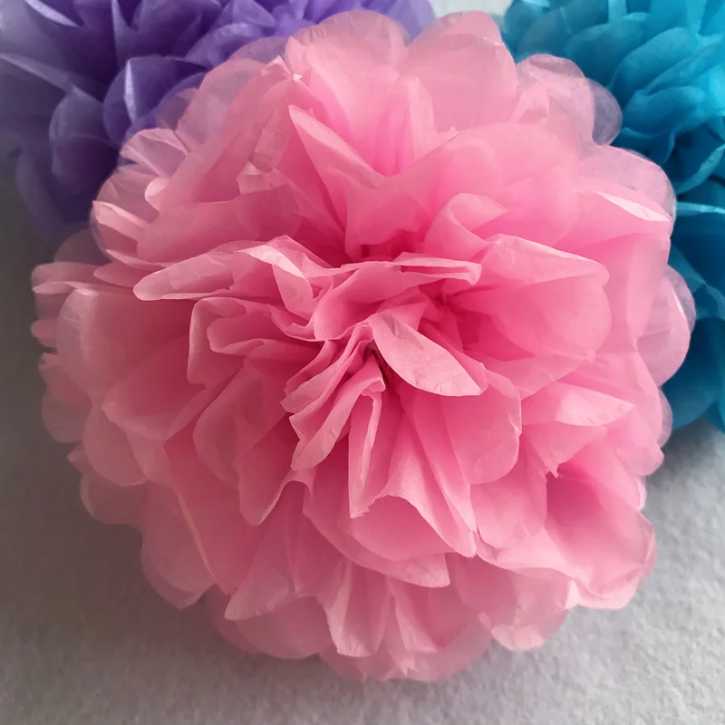 3 шт 6 ''(15 см) DIY тканевые бумажные Цветочные фонари сотовые шары помпон для