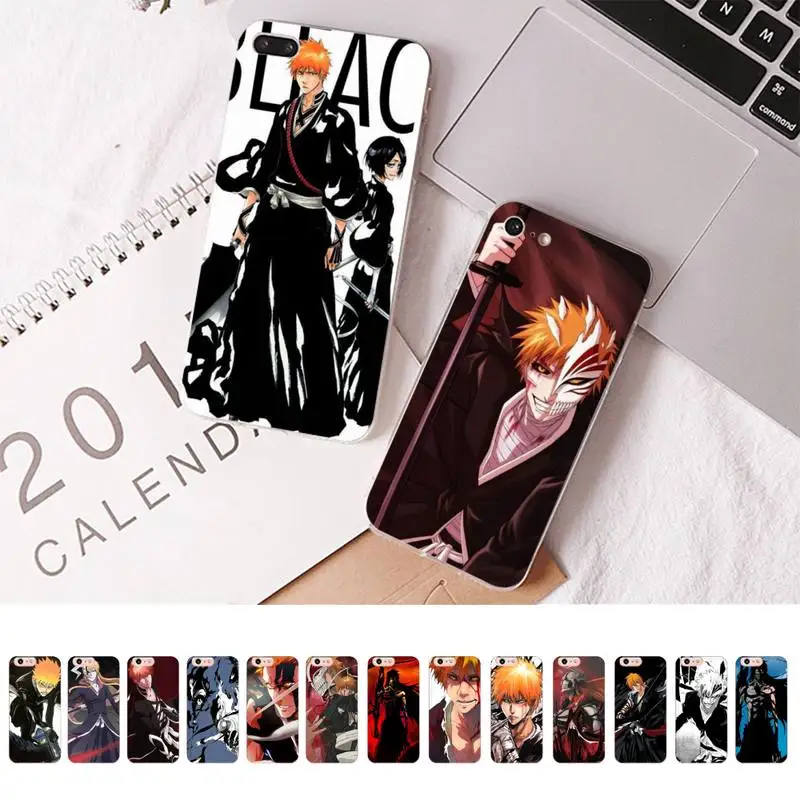 

Anime Bleach Ichigo Kurosaki Phone Case for iPhone 13 11 12 pro XS MAX 8 7 6 6S Plus X 5S SE 2020 XR case