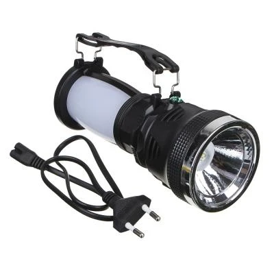 ЧИНГИСХАН Фонарь прожектор 2-в-1 аккумуляторный 24 SMD + 1 Вт LED шнур 220В пластик 17 5x7 5