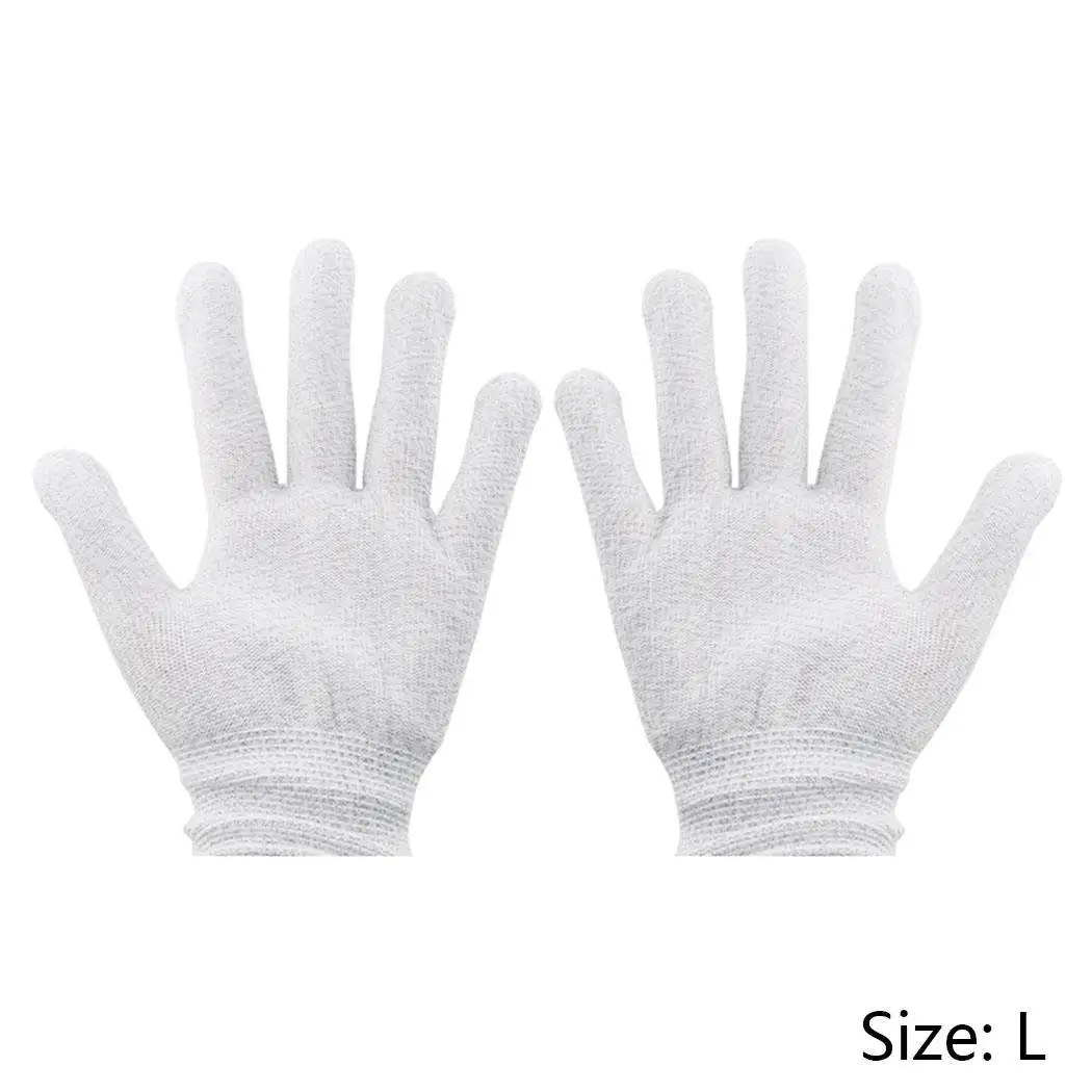 Общие проводящие электротерапевтические перчатки Массаж тела JY 606 кабель серый 25