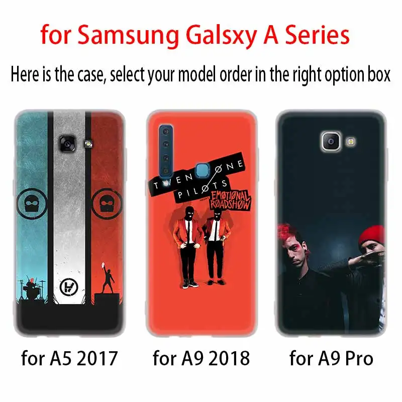 Силиконовый чехол Twenty One Pilots для Samsung A52 A32 A12 A72 A42 A21S 5G A3 A5 A6 A7 A8 Plus 2018 | Мобильные