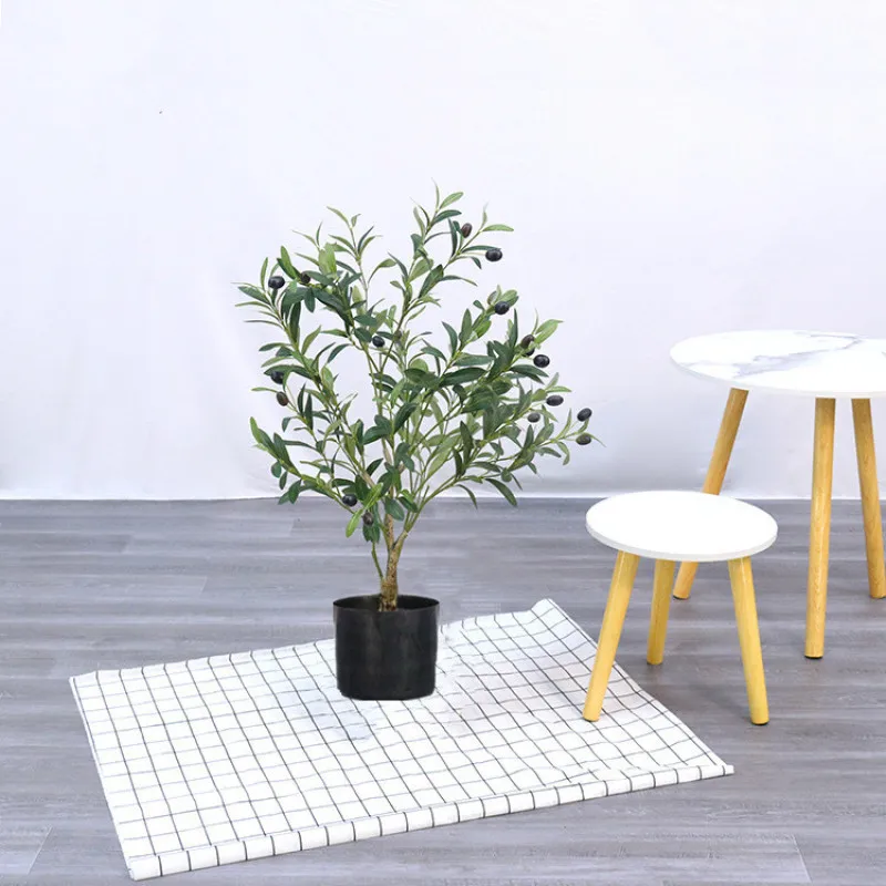 Simulaci&oacute;n de olivo en maceta para el hogar, planta verde falsa para interior, Hotel, oficina, fotograf&iacute;a, bons&aacute;i verde Artificial, 90cm-4