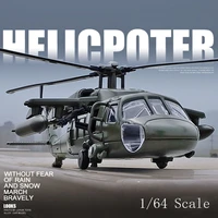 simulation 164 black hawk helicopter alloy airplane military model exquisite diecast toy vehicles for children gifts box