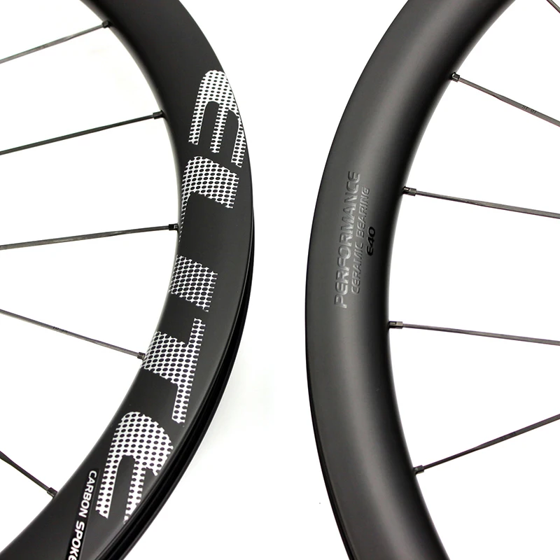 ELITEWHEELS PE ультралегкие гравийные углеродные колесные диски Углеродные спицы