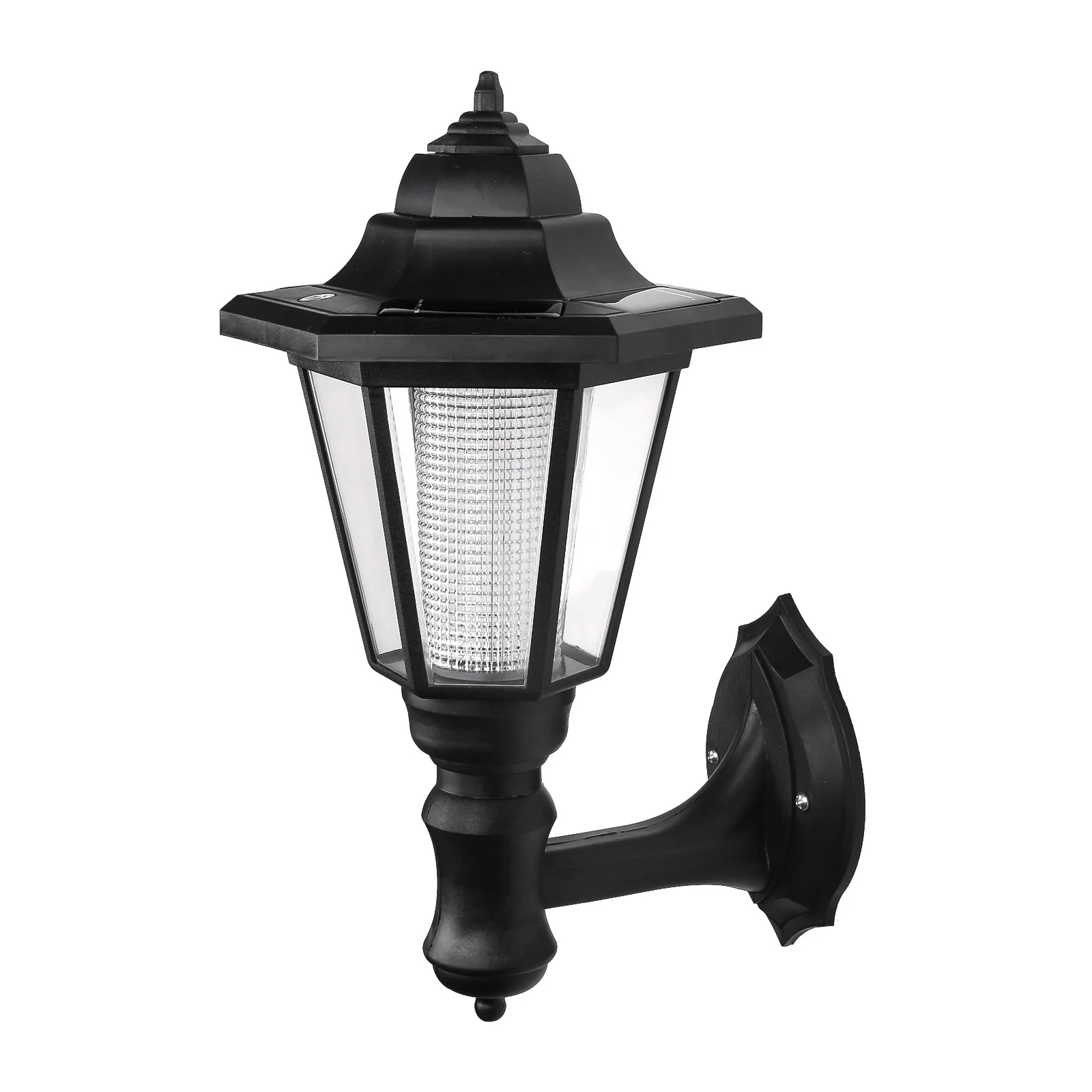 Водонепроницаемый настенный светильник на солнечной батарее яркий Белый