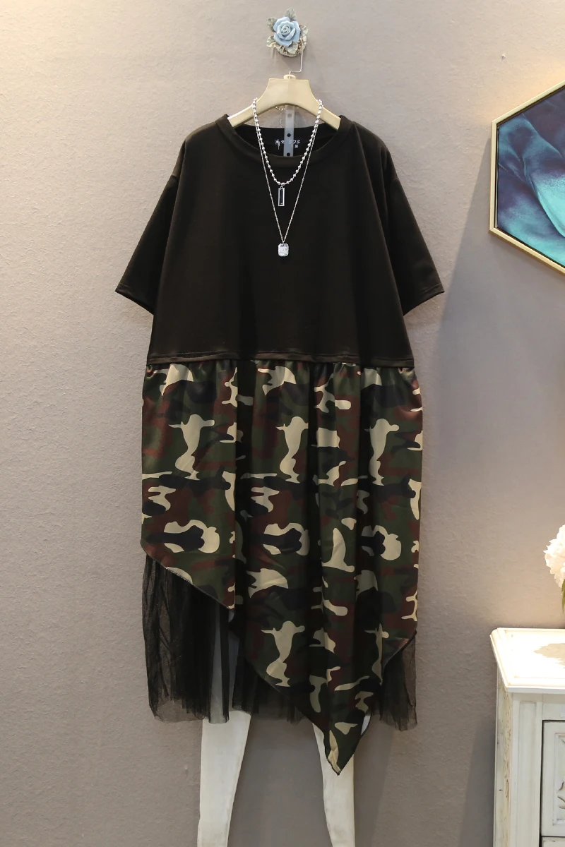 Женское платье с круглым вырезом и коротким рукавом [EWQ] модное Повседневное в