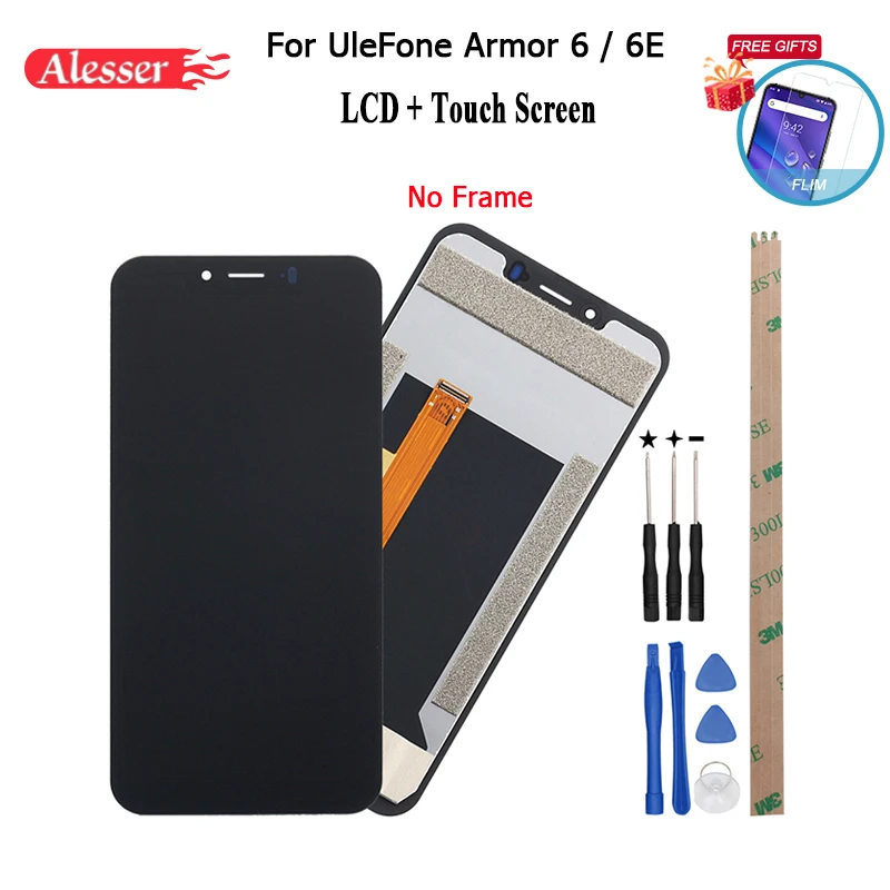 Alesser для UleFone Power 6 ЖК дисплей Дисплей и инструмент ремонта сенсорного экрана в