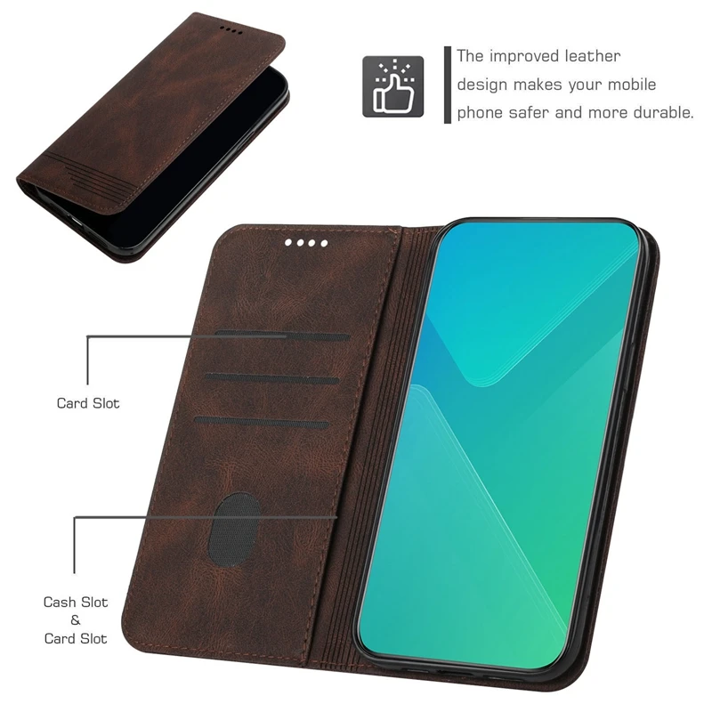 strong mangetic flip cover for realme 7 7i 7 pro 8 8 pro c12 c15 c17 pu leather wallet case for narzo 30 pro 20 pro phone covers free global shipping