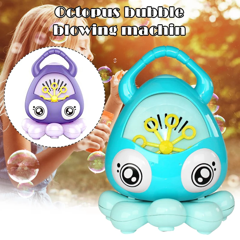 

Bubble Camera Octopus Toy Light Children's Toys with Machine Automatic Blowing Bubbles