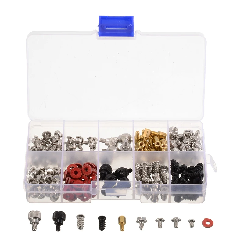 228 шт. компьютерные винтовые противотуманные Насадки Набор в ассортименте