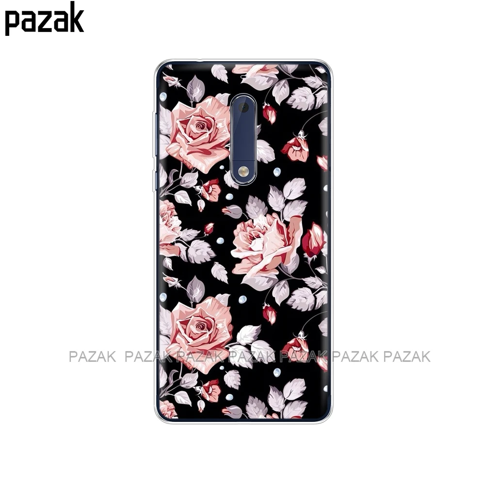 Силиконовый чехол для Nokia 1 2 3 5 plus 2018 мягкая задняя крышка из ТПУ противоударный