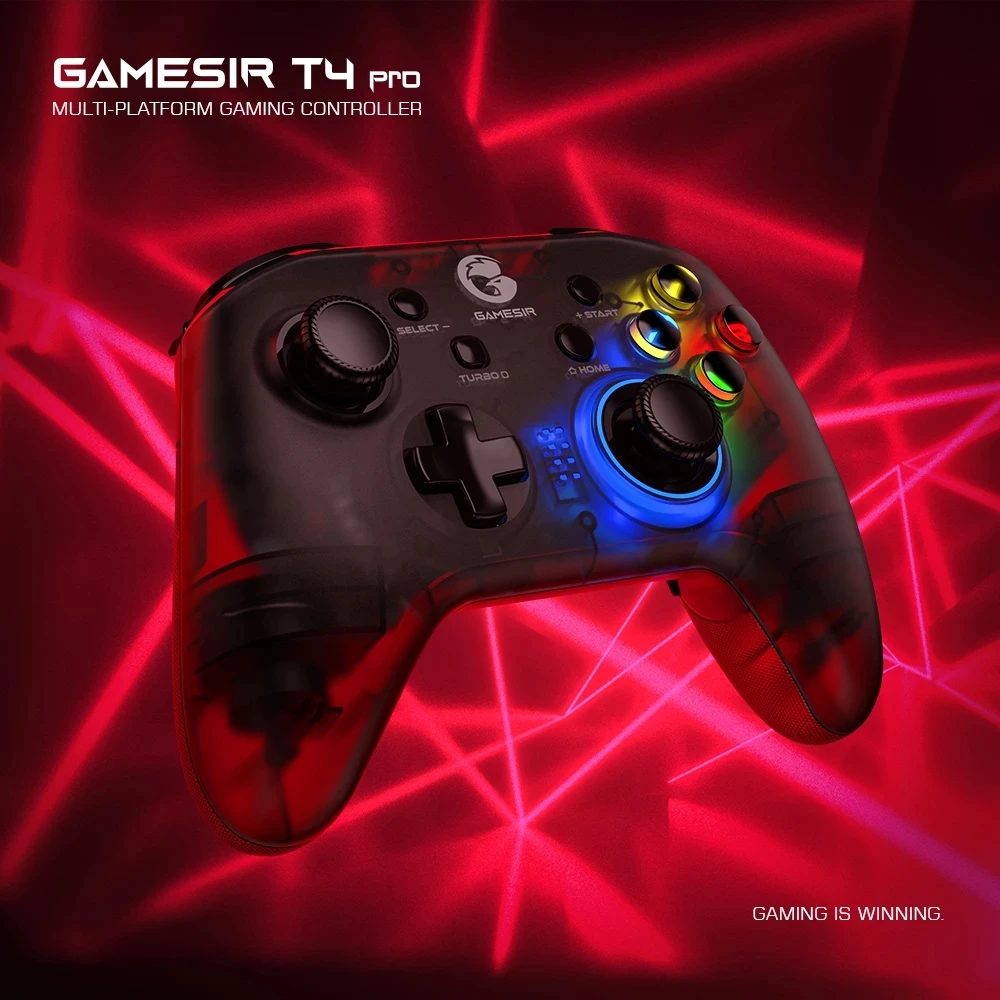 

GameSir T4 Pro Bluetooth Game Controller 2.4GHz Wireless Gamepad applies to Nintendo Switch Apple Arcade and MFi Games