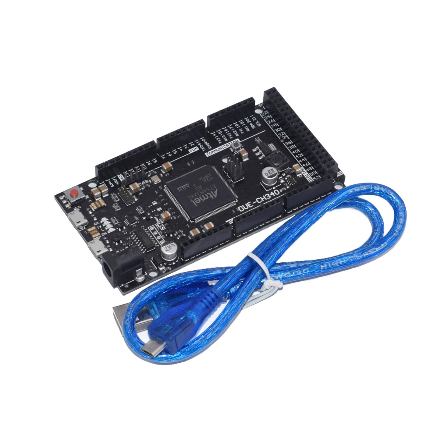10PCS/LOT Due R3 Board DUE CH340 for ATSAM3X8E ARM Main Control with 50CM USB Cable | Электронные компоненты и