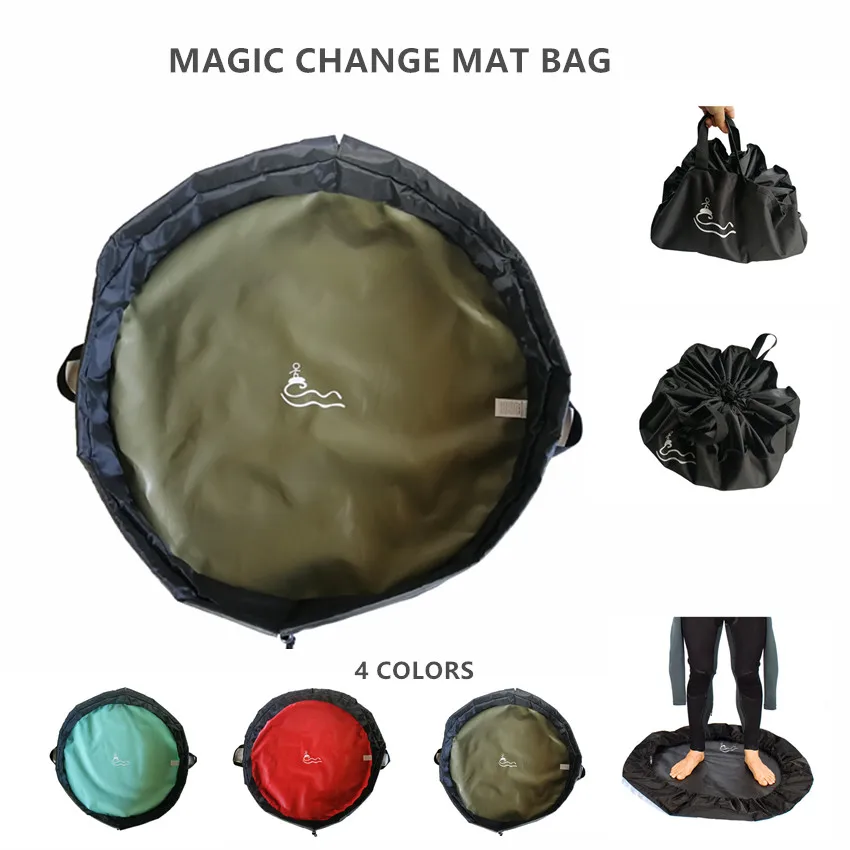 

Surfing Wetsuit Diving Suit Change Bag Mat Waterproof Nylon Carry Pack Pouch for Water Sports Swimming Accessories