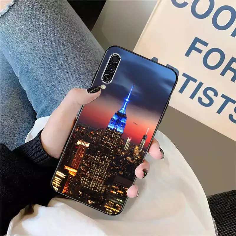 

New York City Phone Case For Samsung galaxy S 9 10 20 A 10 21 30 31 40 50 51 71 s note 20 j 4 2018 plus