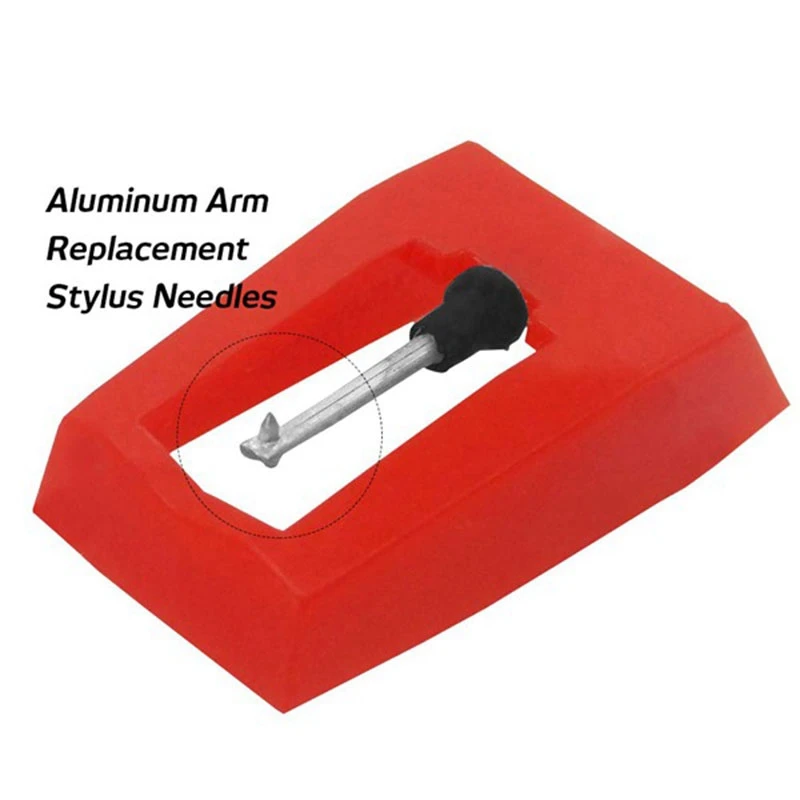 

4 Pcs Record Player Needles, Universal Replacement Stylus Needles Replacement Stylus Needles for Vinyl Record Player