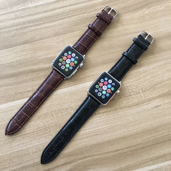 Высокое качество 40 мм 44 кожаный ремешок для Apple Watch 42 38 iWatch 4 3 2 1 | Наручные часы