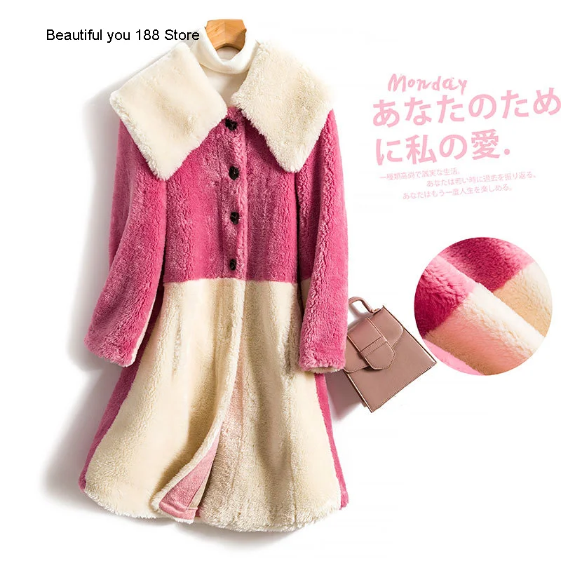 

Зимний новый внешний маленького размера с высокой мощностью, шикарный женский гранулированный бархатное платье с мехом «Все-в-одном», паль...