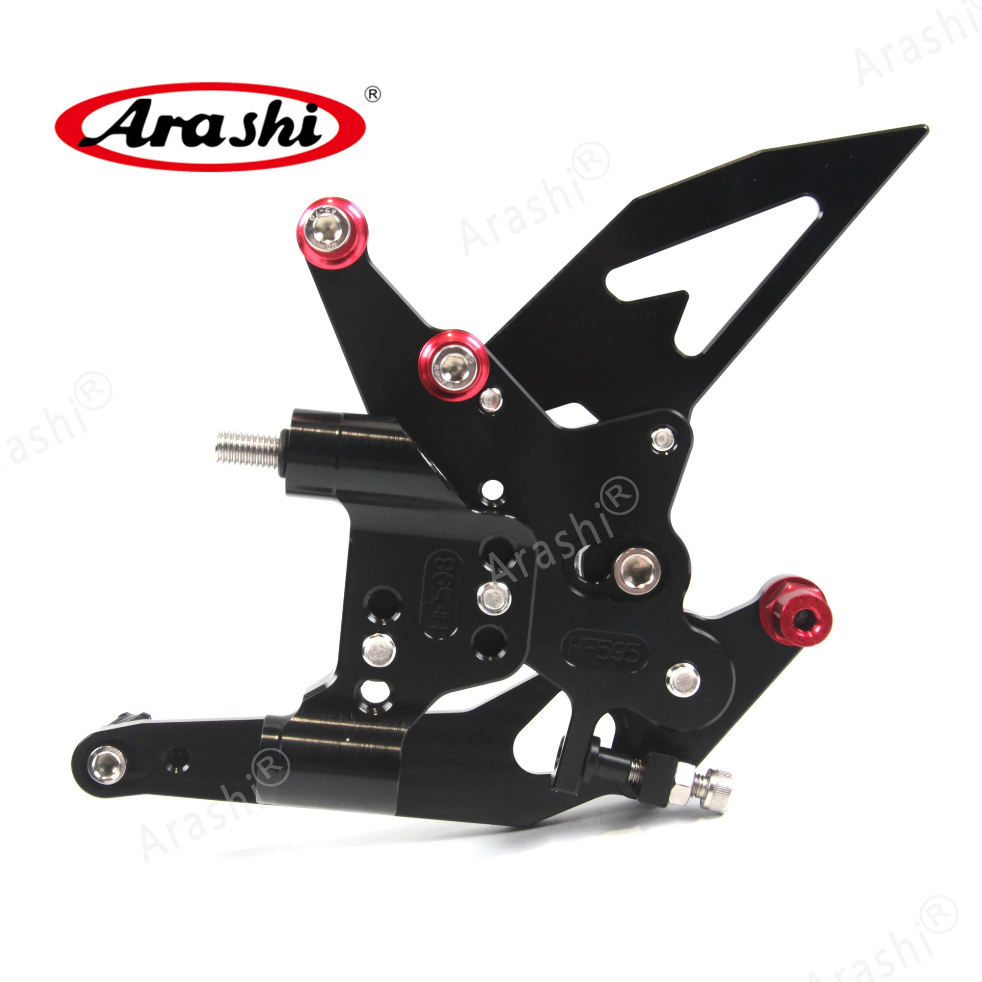 Arashi 1 комплект для поездок на мотоцикле DUCATI Panigale 1199 2012 2013 ЧПУ Rider регулируемая подножка подножки Rearset черный