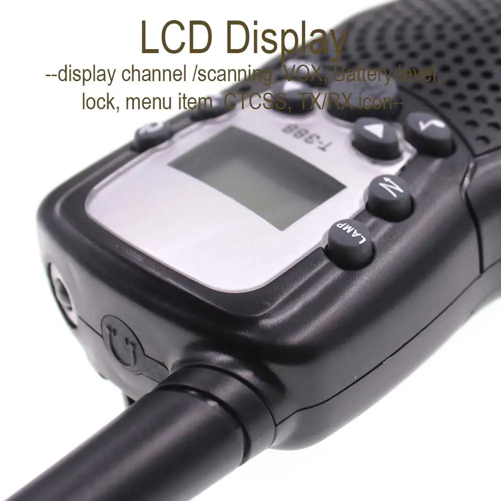 2 шт. T388 RT388 авто мульти-каналы 2-Way радио Bellsouth walkie talkie T-388 walkie talkie для детей