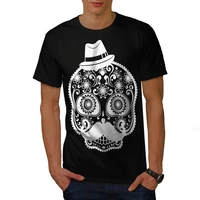 skeleton cool mens t shirt head graphic design printed tee